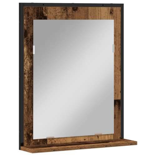 Ogledalo za Kupaonicu Stari Drvo 50x12x60 cm Uređeni Drvo Cijena
