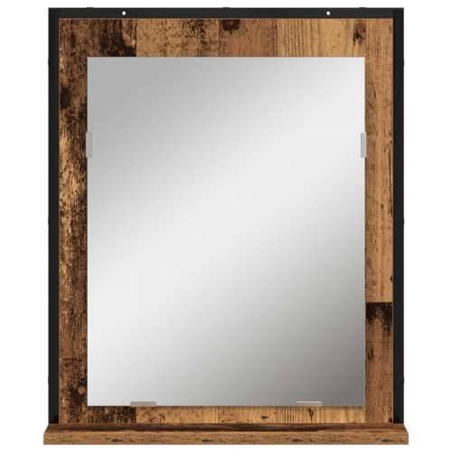Ogledalo za Kupaonicu Stari Drvo 50x12x60 cm Uređeni Drvo Cijena