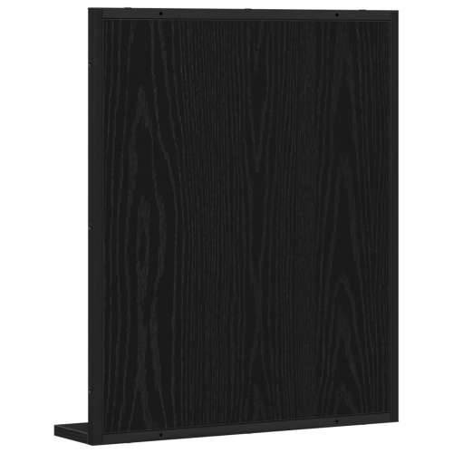 Ogledalo za kupaonicu Crni hrast 50x12x60 cm Konstruirano drvo Cijena
