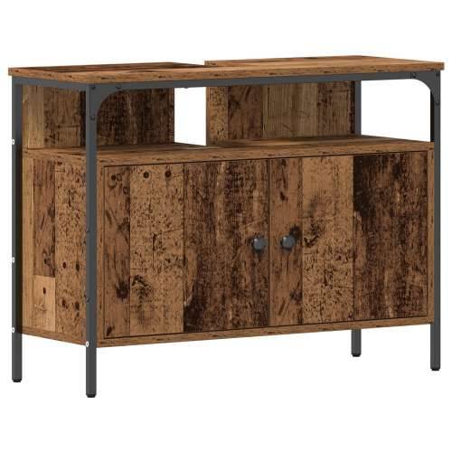 Ormar za Lavabo - Umivaonik Kupaonica Stari drveni 80x30x60 cm inženjerska drva Cijena