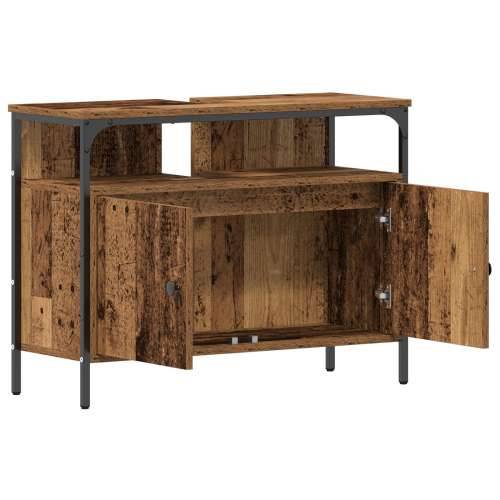 Ormar za Lavabo - Umivaonik Kupaonica Stari drveni 80x30x60 cm inženjerska drva Cijena