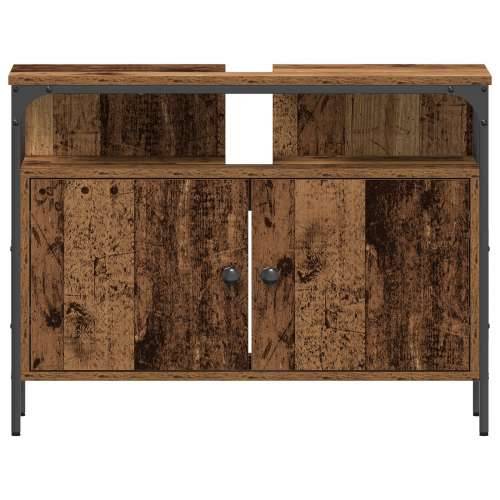Ormar za Lavabo - Umivaonik Kupaonica Stari drveni 80x30x60 cm inženjerska drva Cijena