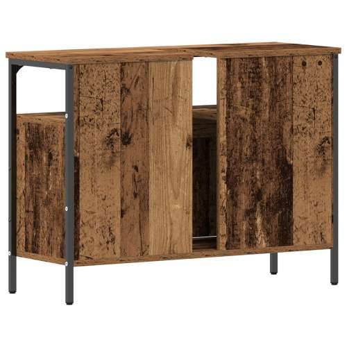 Ormar za Lavabo - Umivaonik Kupaonica Stari drveni 80x30x60 cm inženjerska drva Cijena