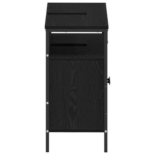 Ormar za Lavabo - Umivaonik Crna Hrast 80x30x60 cm Upravna drvena ploča Cijena