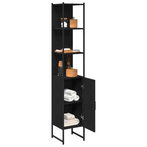 Ormar za kupaonicu Crna hrast 33x33x185,5 cm Kompozitno drvo Cijena