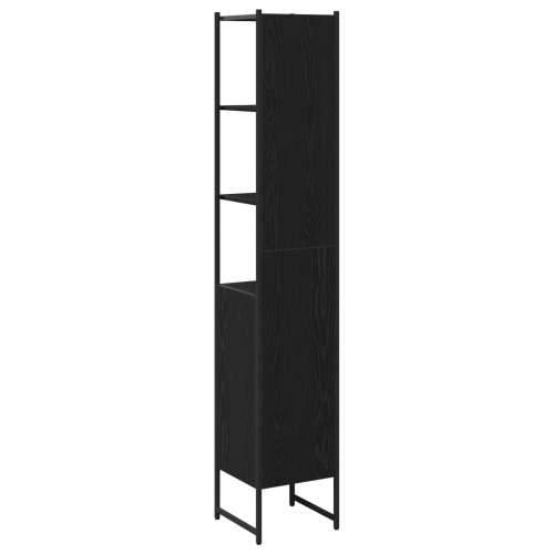 Ormar za kupaonicu Crna hrast 33x33x185,5 cm Kompozitno drvo Cijena