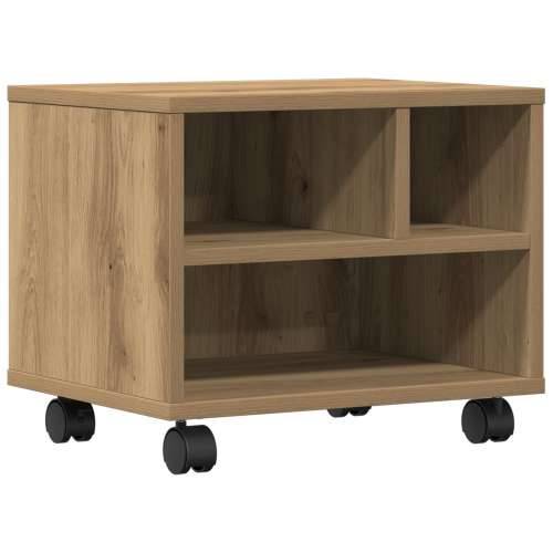 Stalak za pisač s kotačima Artisan Oak 41x32x33,5 cm Cijena