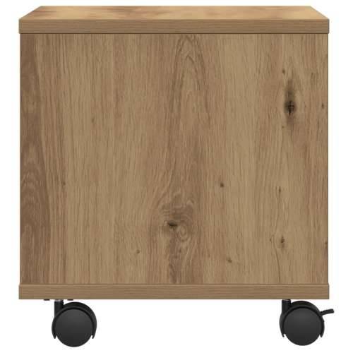 Stalak za pisač s kotačima Artisan Oak 41x32x33,5 cm Cijena