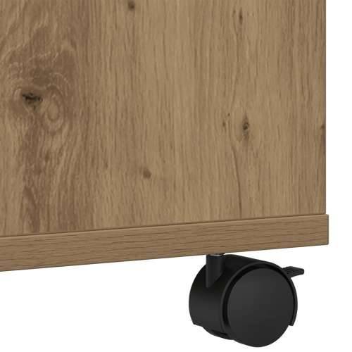 Stalak za pisač s kotačima Artisan Oak 41x32x33,5 cm Cijena