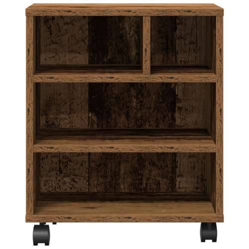 Stalak za pisač s kotačima Stari drvo 41x32x48 cm Cijena