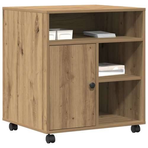 Stalak za pisač s kotačima Artisan Oak 60x50x67 cm Cijena