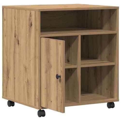 Stalak za pisač s kotačima Artisan Oak 60x50x67 cm Cijena