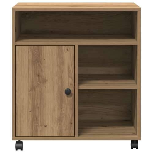 Stalak za pisač s kotačima Artisan Oak 60x50x67 cm Cijena