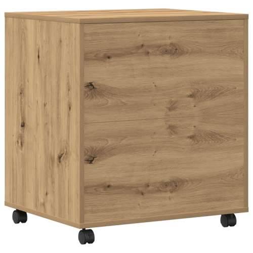 Stalak za pisač s kotačima Artisan Oak 60x50x67 cm Cijena