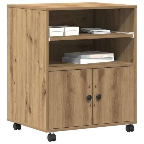 Stol za pisač s kotačima Artisan Oak 60x48x74 cm Cijena