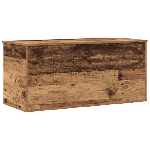 Kutija za pohranu s poklopcem od starog drva 100x42x46 cm Odnosna drva Cijena