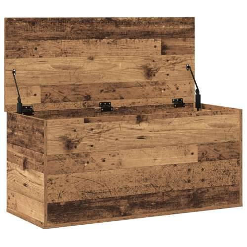 Kutija za pohranu s poklopcem od starog drva 100x42x46 cm Odnosna drva Cijena