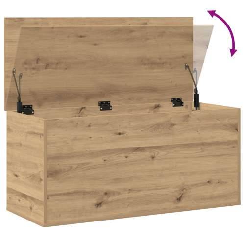 Kutija za pohranu s poklopcem u Artisan hrastu 100x42x46 cm od inženjerskog drveta Cijena