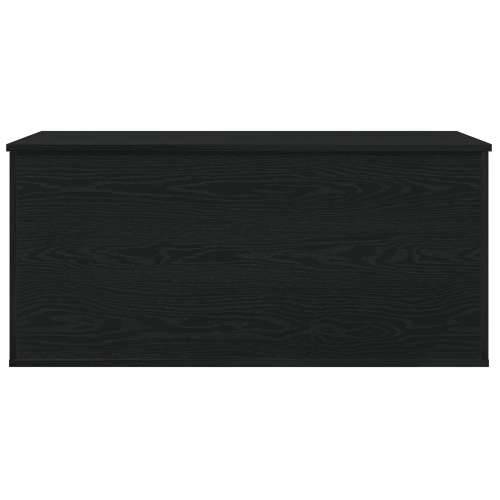 Kutija za pohranu s poklopcem Crna hrast 100x42x46 cm Konstruirano drvo Cijena