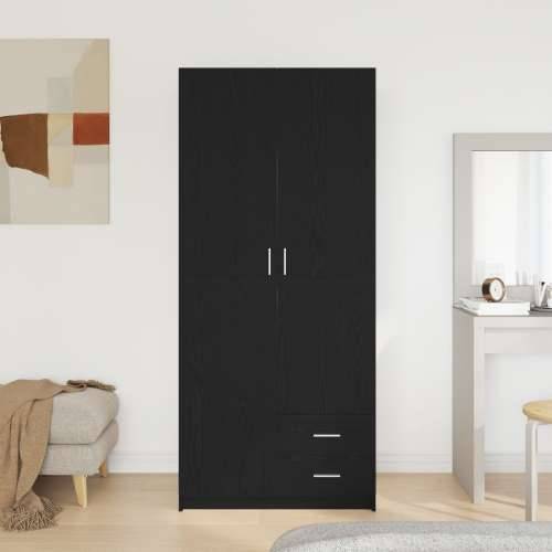 Ormar Crna Hrast 80x52x180 cm od konstruiranog drveta Cijena