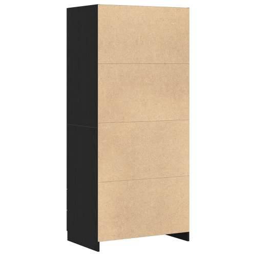 Ormar Crna Hrast 80x52x180 cm od konstruiranog drveta Cijena