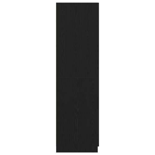 Ormar Crna Hrast 80x52x180 cm od konstruiranog drveta Cijena