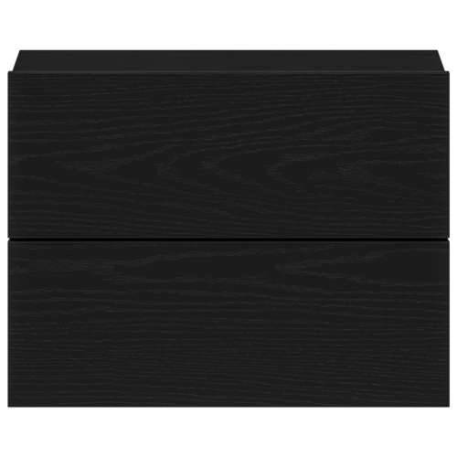 Noćni ormarić Crna hrast 40x30x30 cm Odabrano drvo Cijena