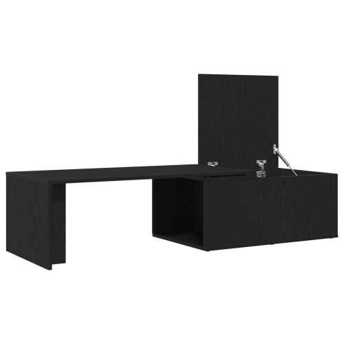 Stolić za kavu Crni Hrast 150x50x35 cm Od drva Cijena