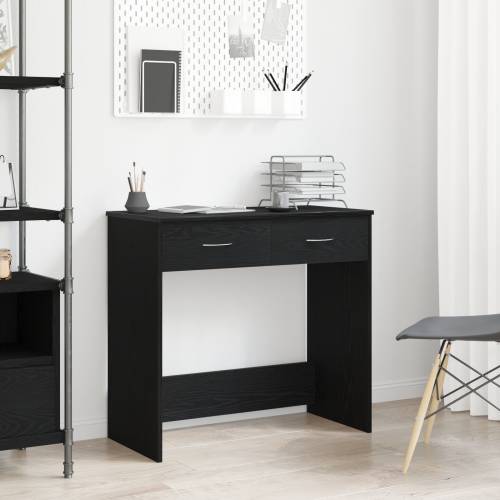 Radni stol Crni hrast 80x40x75 cm, napravljen od drva Cijena