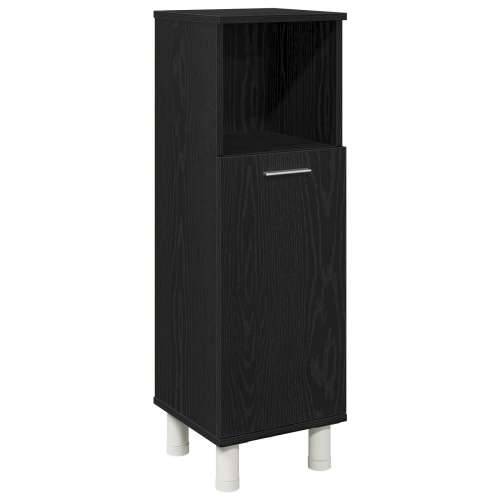 Kupaonski ormar crni hrast 30x30x95 cm od konstruiranog drveta Cijena