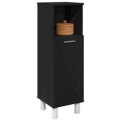 Kupaonski ormar crni hrast 30x30x95 cm od konstruiranog drveta Cijena