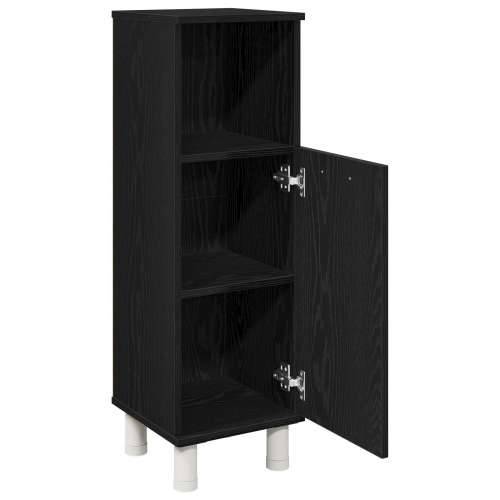 Kupaonski ormar crni hrast 30x30x95 cm od konstruiranog drveta Cijena