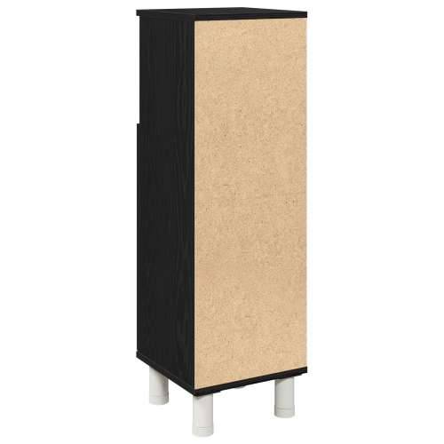 Kupaonski ormar crni hrast 30x30x95 cm od konstruiranog drveta Cijena