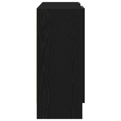 Sideboard Crna Oštra 120x30,5x70 cm Od drvenih materijala Cijena