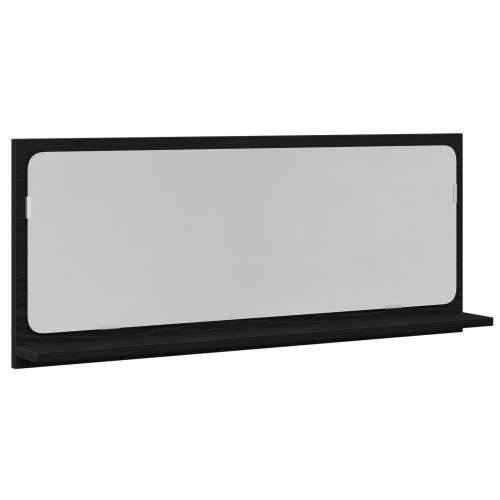 Ogledalo za kupaonicu Crna hrastovina 90x10,5x37 cm Umjetno drvo Cijena
