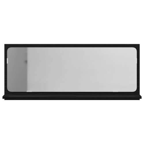 Ogledalo za kupaonicu Crna hrastovina 90x10,5x37 cm Umjetno drvo Cijena