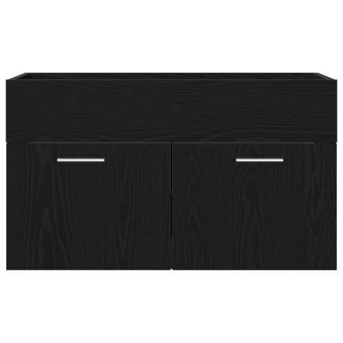 Kupaonski Lavabo - Umivaonik ormar crni hrast 90x38,5x46 cm konstruirano drvo Cijena
