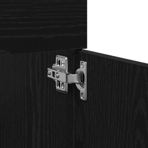 Kupaonski Lavabo - Umivaonik ormar crni hrast 90x38,5x46 cm konstruirano drvo Cijena