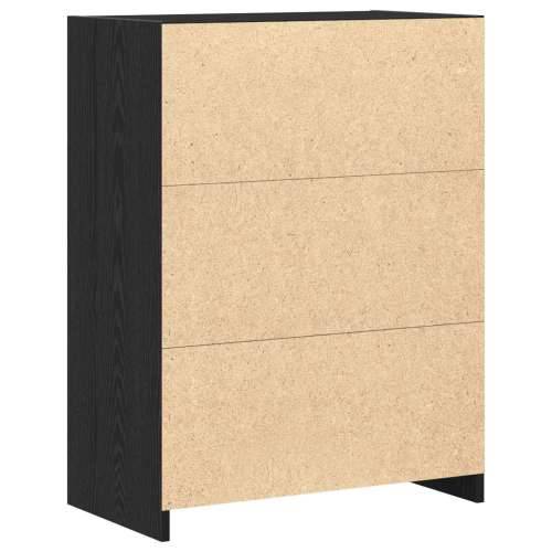 Kupaonski ormar, crna hrastovina, 60x33x80 cm, konstruirano drvo Cijena