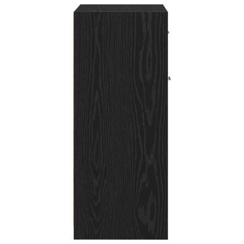 Kupaonski ormar, crna hrastovina, 60x33x80 cm, konstruirano drvo Cijena
