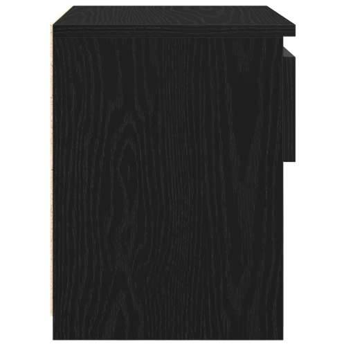 Noćni ormarići 2 kom Crni Hrast 40x30x39 cm Odabrano drvo Cijena
