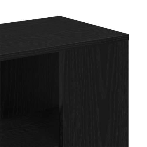 Crna orahova komoda 60x30x50 cm od konstruiranog drva Cijena
