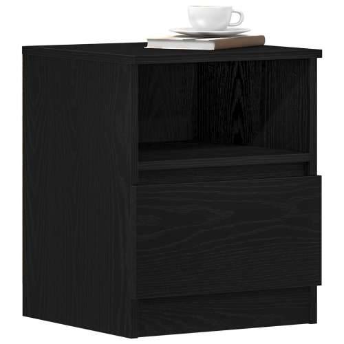 Noćni ormarići 2 kom Crna hrast 40x40x50 cm Od drvenih materijala Cijena
