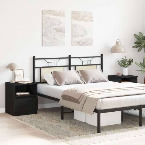 Noćni ormarići 2 kom Crna hrast 40x40x50 cm Od drvenih materijala Cijena