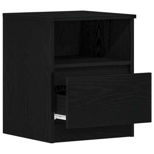 Noćni ormarići 2 kom Crna hrast 40x40x50 cm Od drvenih materijala Cijena