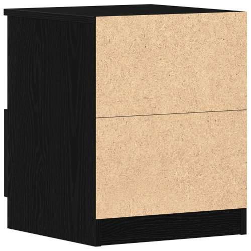 Noćni ormarići 2 kom Crna hrast 40x40x50 cm Od drvenih materijala Cijena