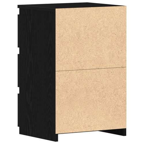 Noćni ormarić 2 kom Crni hrast 40x35x62,5 cm Konstruirano drvo Cijena