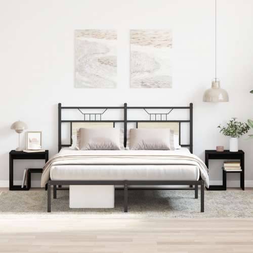 Noćni ormarići 2 kom Crni hrast 40x30x40 cm od konstruiranog drva Cijena