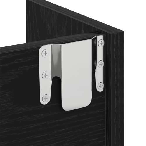 Ormar za cipele Crni hrast 80x18x90 cm Dura drvo Cijena