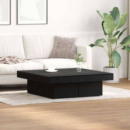 Stolić za kavu Crni Hrast 90x90x28 cm Inženjersko drvo Cijena